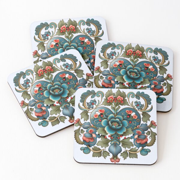 Item preview, Norwegian Blue Telemark Rosemaling designed and sold by bestsalernow.