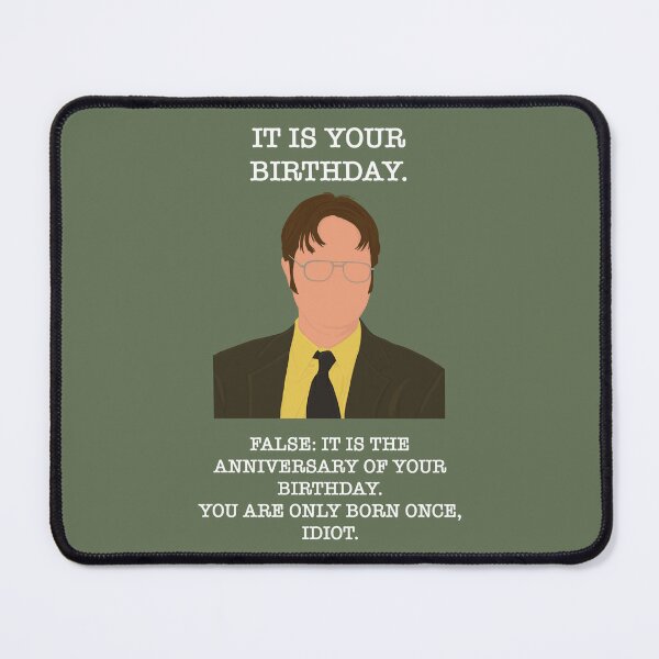 Item preview, Dwight it is your birthday designed and sold by studioLG.