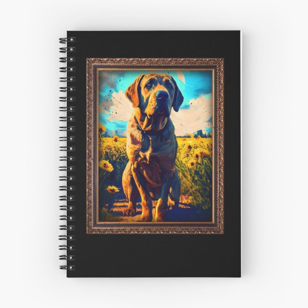 Item preview, Fila Brasileiro Sunflower Painting Adorable Dog designed and sold by rafaeltto.