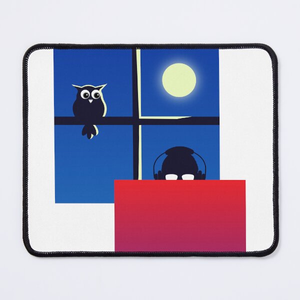 Item preview, Night Owl design illustration designed and sold by ARTIZIT.