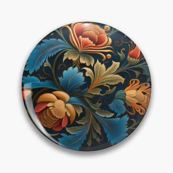 Item preview,  Norwegian Blue Telemark Rosemaling designed and sold by bestsalernow.