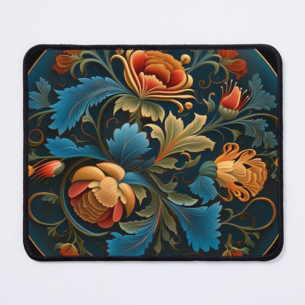 Item preview,  Norwegian Blue Telemark Rosemaling designed and sold by bestsalernow.