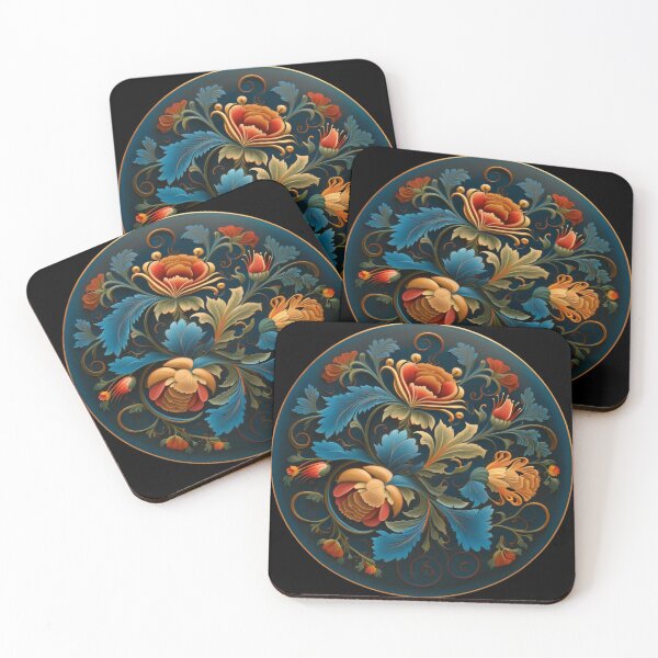 Item preview,  Norwegian Blue Telemark Rosemaling designed and sold by bestsalernow.