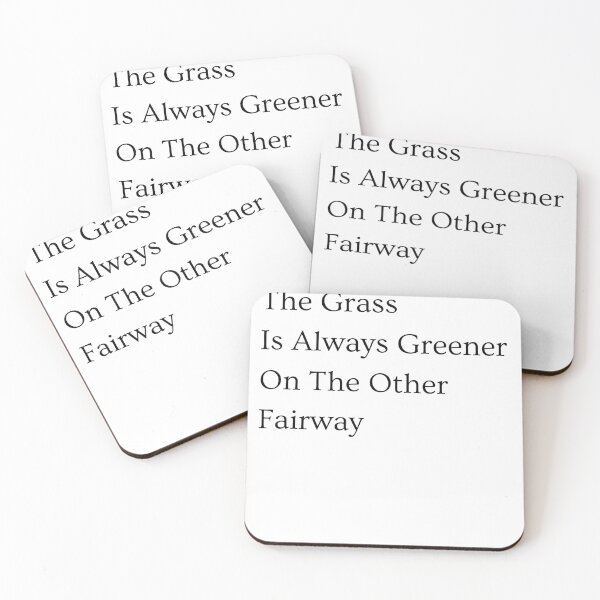 Item preview, The Grass Is Always Greener On The Other Fairway designed and sold by tombedlam.