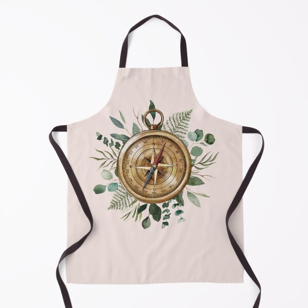 Item preview, Foliage Compass Watercolor designed and sold by Nature Hues.