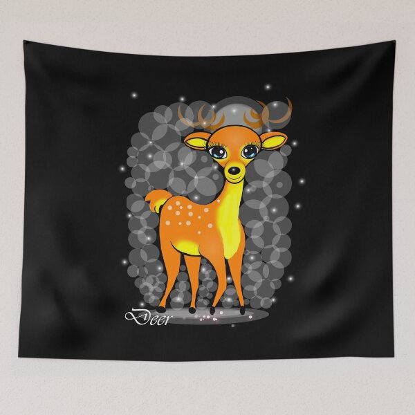 Item preview, Charming deer  designed and sold by Shirley cute art .
