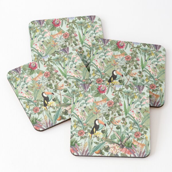 Item preview, Tropical Garden Green designed and sold by ThistleandFox.
