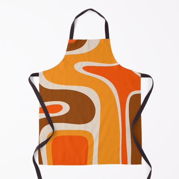 Item preview, Copacetic Retro Abstract Pattern in 70s Brown Orange Beige designed and sold by kierkegaard.