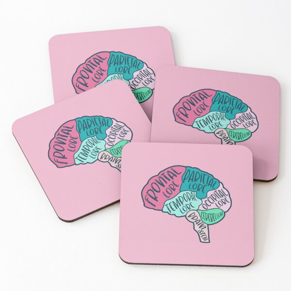 Item preview, Anatomical brain - purple and orange colors designed and sold by Preslava Genova.