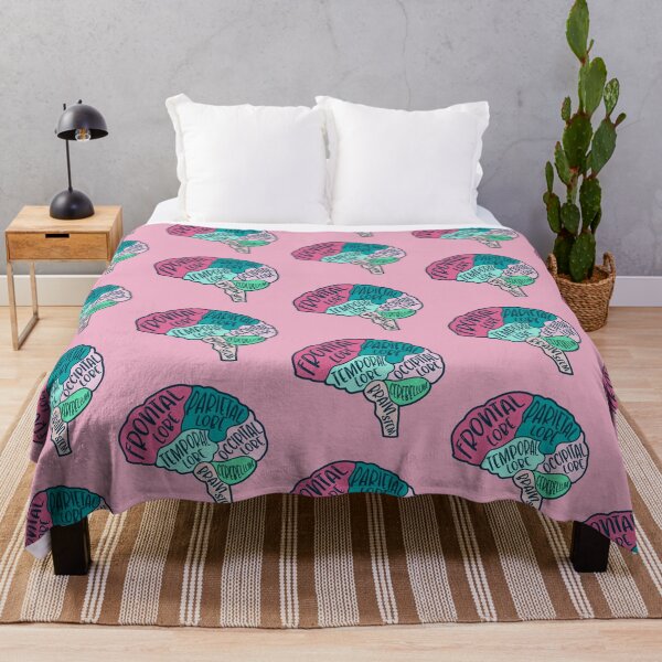 Item preview, Anatomical brain - purple and orange colors designed and sold by Preslava Genova.