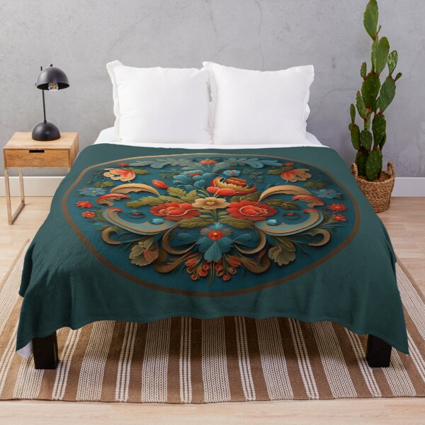 Item preview,  Norwegian Blue Telemark Rosemaling designed and sold by bestsalernow.