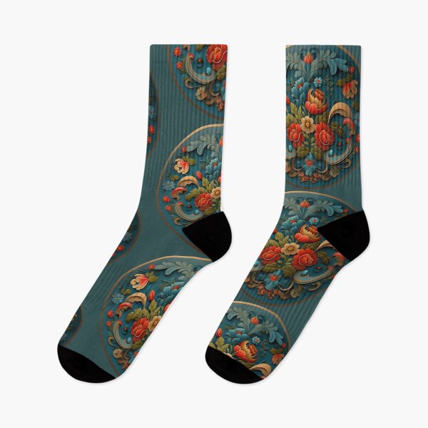 Item preview,  Norwegian Blue Telemark Rosemaling designed and sold by bestsalernow.