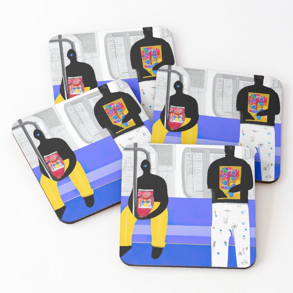 Item preview, New York subway - NYC Subway Modern Art Illustration designed and sold by MayaDelaye.