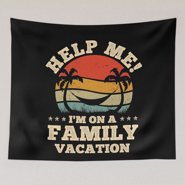Item preview, Help Me I'm On A Family Vacation Vintage Funny Family Trip Matching designed and sold by ohmier.