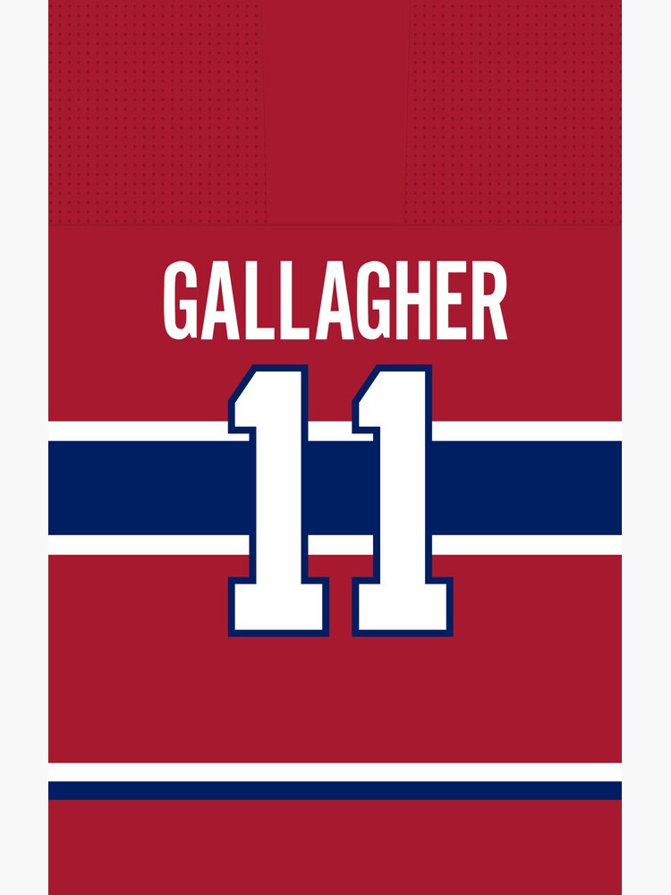 Canadiens gallagher clearance jersey