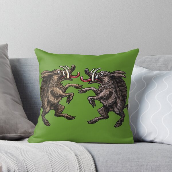 Item preview, Medieval Heraldry: Pugilistic Boars designed and sold by FreyStrandDraws.