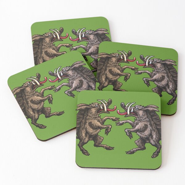Item preview, Medieval Heraldry: Pugilistic Boars designed and sold by FreyStrandDraws.