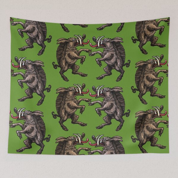 Item preview, Medieval Heraldry: Pugilistic Boars designed and sold by FreyStrandDraws.
