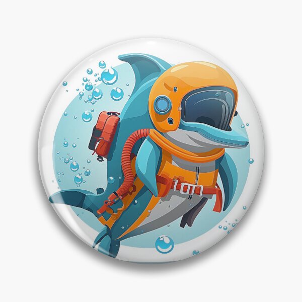 Item preview, Delfín de buceo designed and sold by Inspired Innovations.
