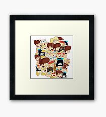 Loud emoji complilation Framed Print