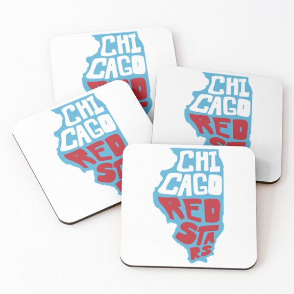 Item preview, Chicago Red Stars - Illinois outline design      designed and sold by ArtTeckk.