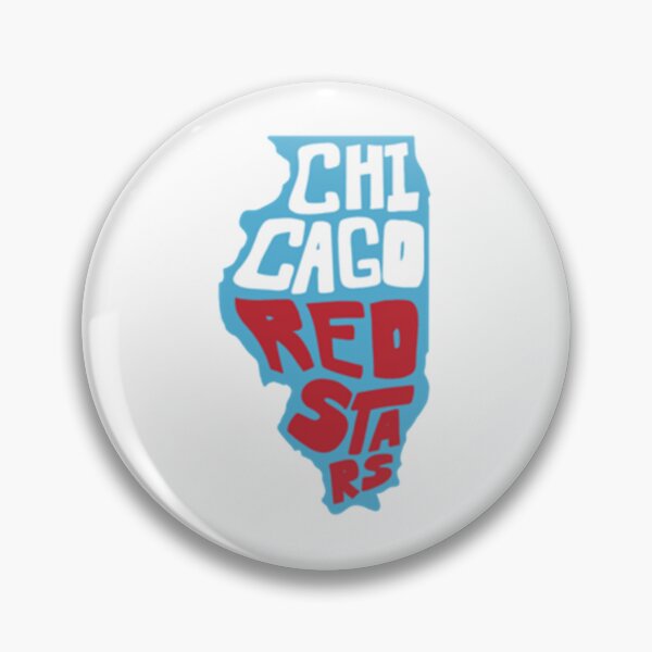 Item preview, Chicago Red Stars - Illinois outline design      designed and sold by ArtTeckk.