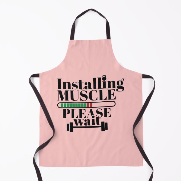 Item preview, Installing Muscles Please Wait Gym Slogan designed and sold by Giro-design.