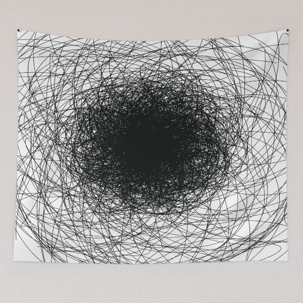 Item preview, Scribbles Abstract Art designed and sold by Bruce ALMIGHTY Baker.