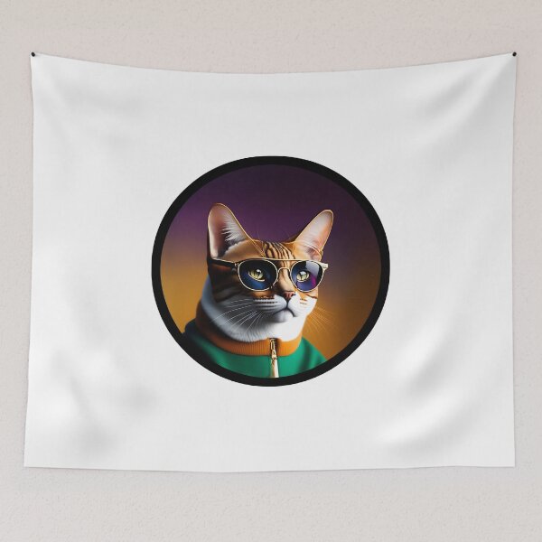 Item preview, Cool Cat Retro Design designed and sold by Donna Venables.