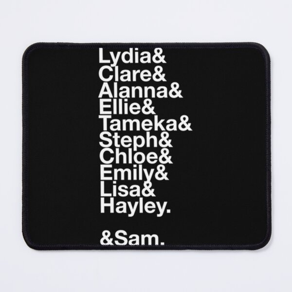 Item preview, Lydia Clare _amp_ Alanna _amp_ Ellie _amp_ Tameka _amp_ Steph _amp_ Chloe _amp_ Emily _amp_ Lisa _am designed and sold by ArtTeckk.