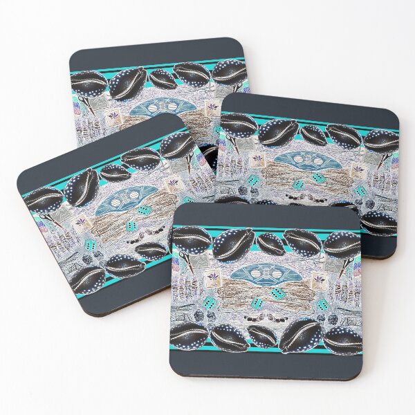 Item preview, Medicine Man Africa Wild Garlic & Cowrie Shells Psychedelic  designed and sold by SpiritGifts.