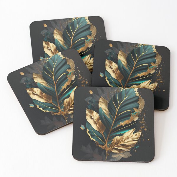 Artikelvorschau, Abstract Gold & Leaf Art entworfen und verkauft von elnixart.