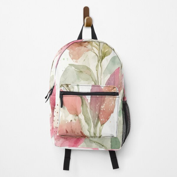 Item preview, Pink lilies watercolor pattern - floral spring designed and sold by Edith Leyster.
