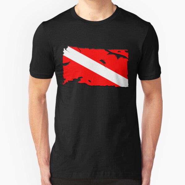 Divers Down Flag Slim Fit T-Shirt