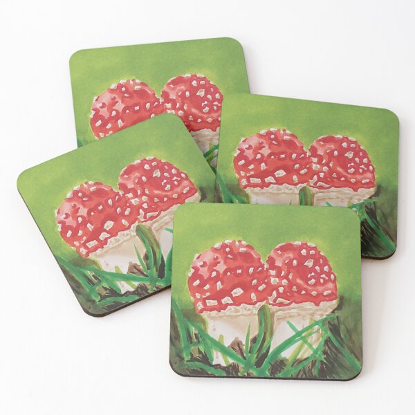 Item preview, Toadstool Mushrooms designed and sold by KayleeRoseArt.