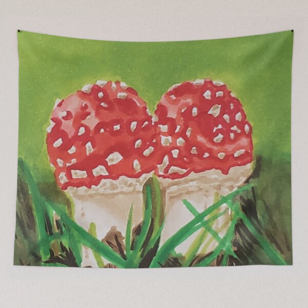 Item preview, Toadstool Mushrooms designed and sold by KayleeRoseArt.
