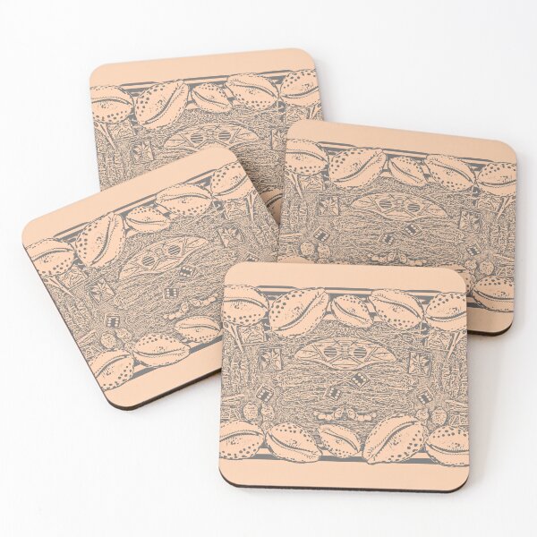 Item preview, Medicine Man Africa Wild Garlic & Cowrie Shells Peach designed and sold by SpiritGifts.