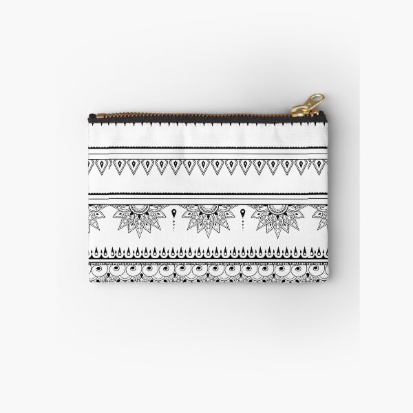 Item preview, South asian patterns black on white designed and sold by Chaoticzarts.