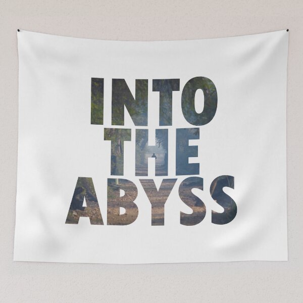 Item preview, Into the Abyss Photo Lettering: Captivating Wilderness Tale designed and sold by ShubhankarK.