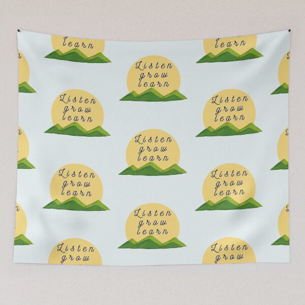 Item preview, Listen, grow, learn  designed and sold by Aya-salah123.