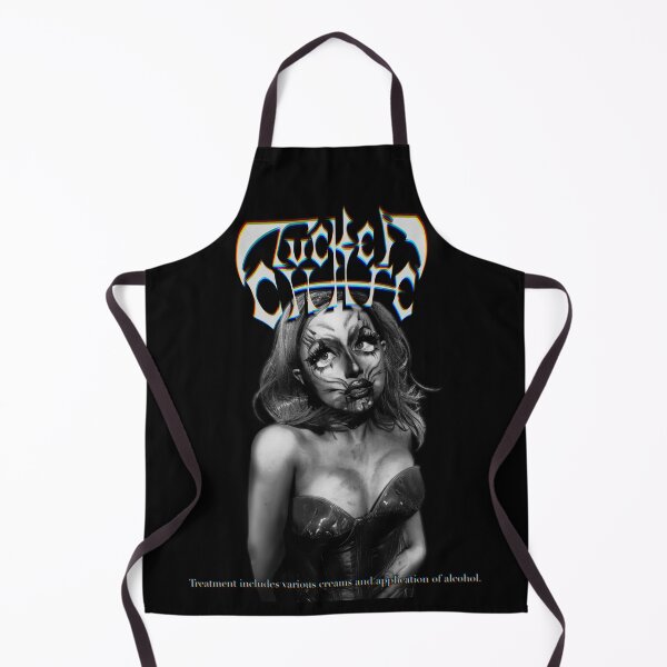 Item preview, Tucker Chafe Drag Queen Black Metal Design Greyscale designed and sold by eelsock.