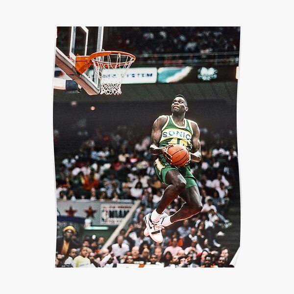 Kevin Durant Seattle Supersonics Jersey Qiangy - Kevin Durant - Posters and  Art Prints