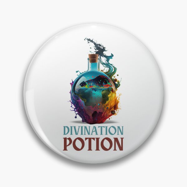 Item preview, Magic Divination Potion Bottle designed and sold by FiveIntentions.