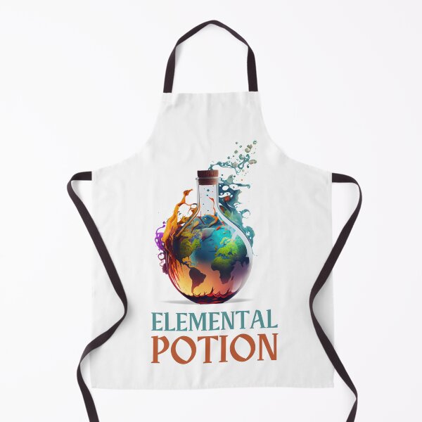 Item preview, Magic Elemental Potion Bottle designed and sold by FiveIntentions.