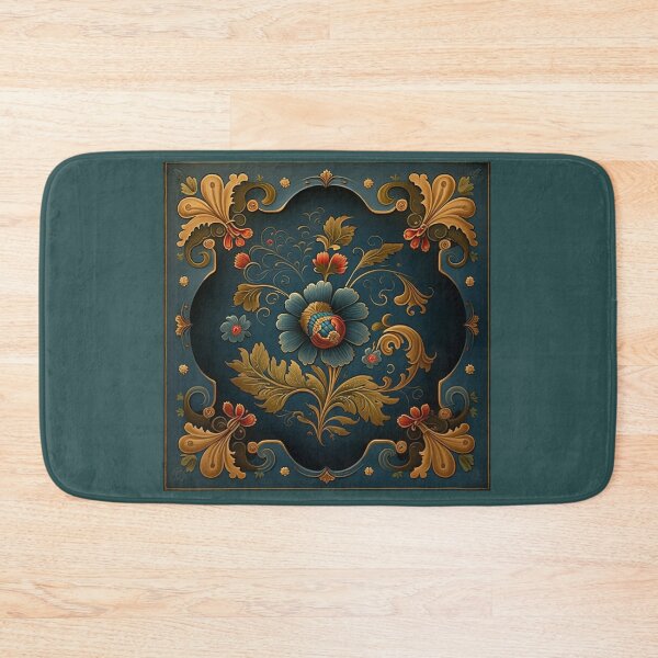 Item preview,  Norwegian Blue Telemark Rosemaling designed and sold by bestsalernow.