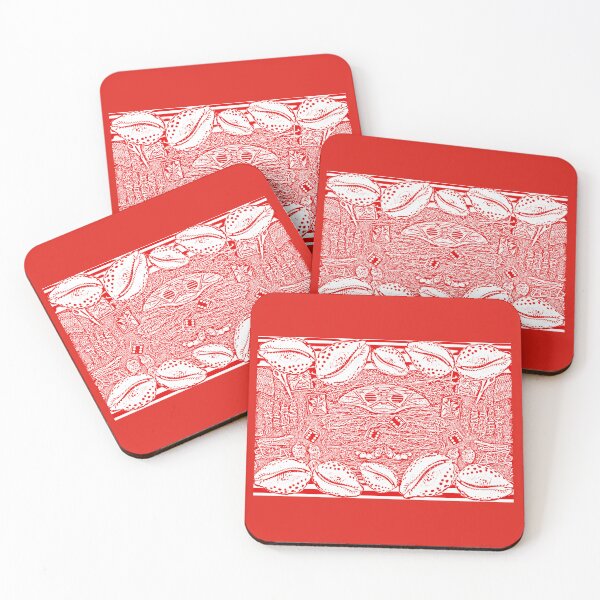 Item preview, Medicine Man Africa Wild Garlic & Cowrie Shells Red White designed and sold by SpiritGifts.