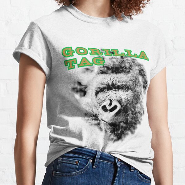 Retro gorilla tag shirt, gorilla tag merch monke boys gifts - Inspire Uplift