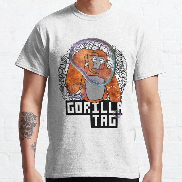 Retro gorilla tag shirt, gorilla tag merch monke boys gifts - Inspire Uplift