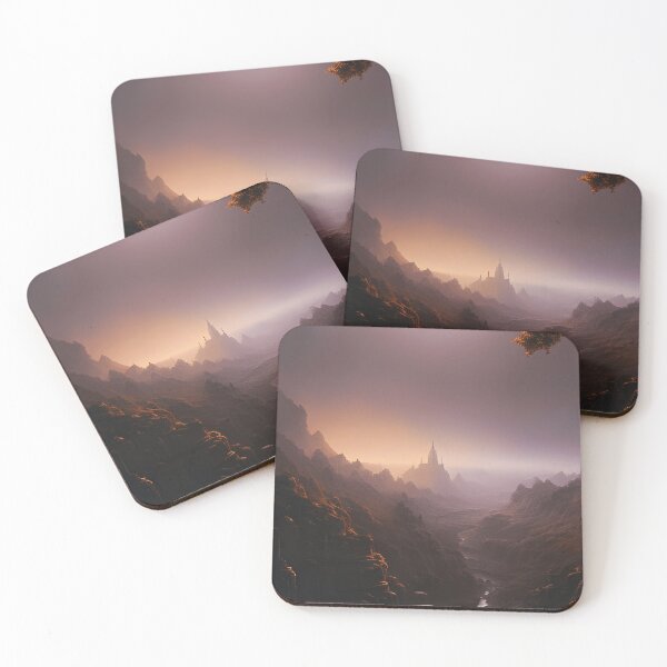 Item preview, Mystic Full Moon over Fantasy Red Rock Valley Digital AI Art designed and sold by stine1.
