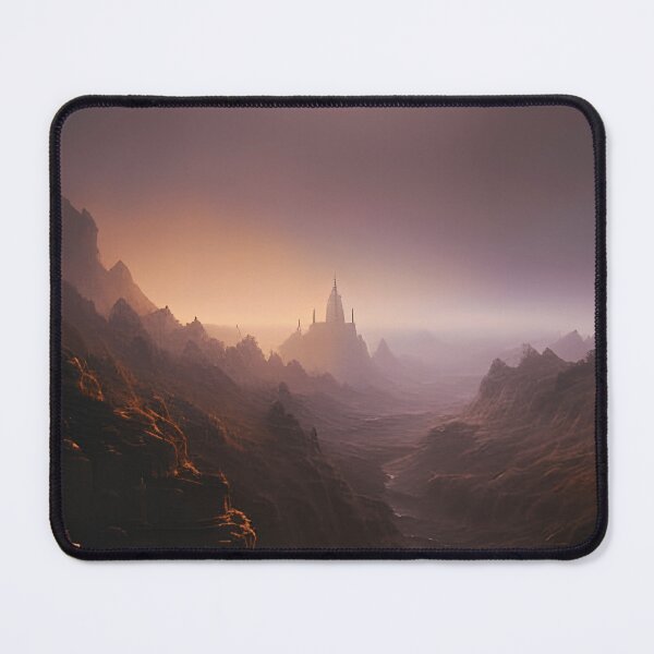 Item preview, Mystic Full Moon over Fantasy Red Rock Valley Digital AI Art designed and sold by stine1.